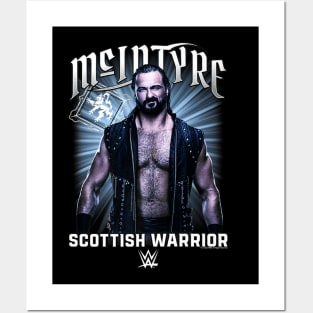 Drew Mcintyre Scottish Warrior Posters and Art